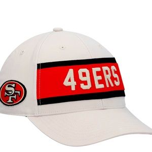 BNWT Men's '47 Cream San Francisco 49ers Crossroad MVP Adjustable Hat